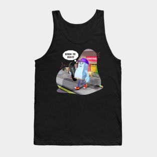 Kidpunk skate Pro skater, born to skate Tank Top